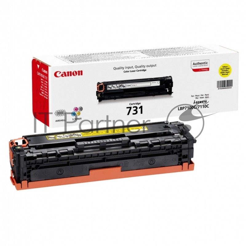 Тонер-картридж Canon Cartridge 731C (6271B002) голубой для LBP7100Cn/7110Cw 1500 стр.