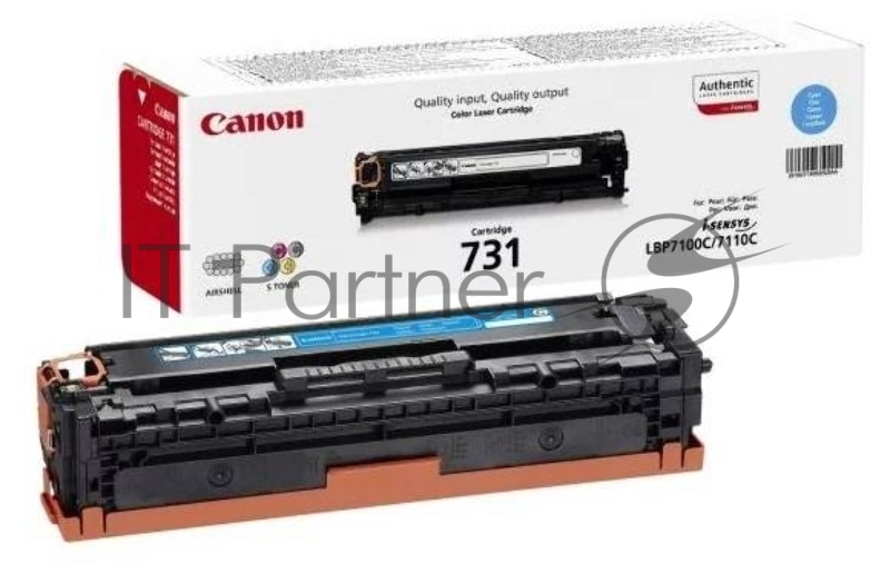 Тонер-картридж Canon Cartridge 731C (6271B002) голубой для LBP7100Cn/7110Cw 1500 стр.