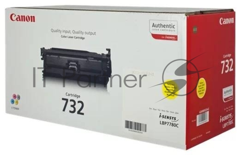 Тонер-картридж Canon Cartridge 732Y (6260B002) желтый для LBP 7780CX/7100/7110 1500 стр.
