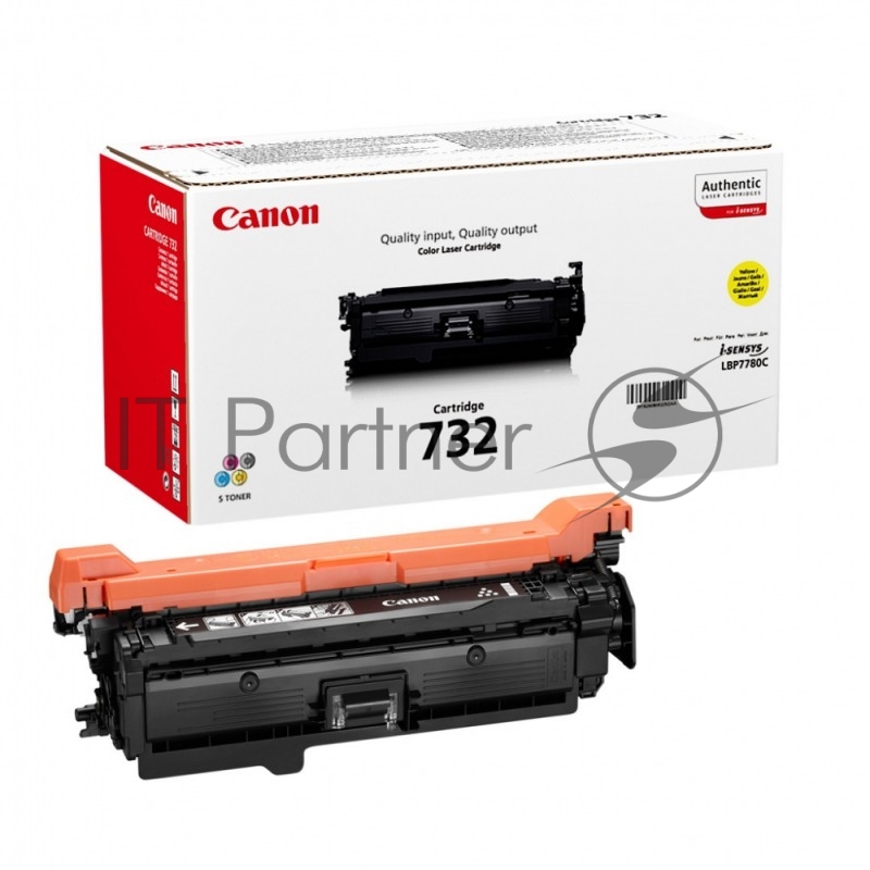 Тонер-картридж Canon Cartridge 732Y (6260B002) желтый для LBP 7780CX/7100/7110 1500 стр.