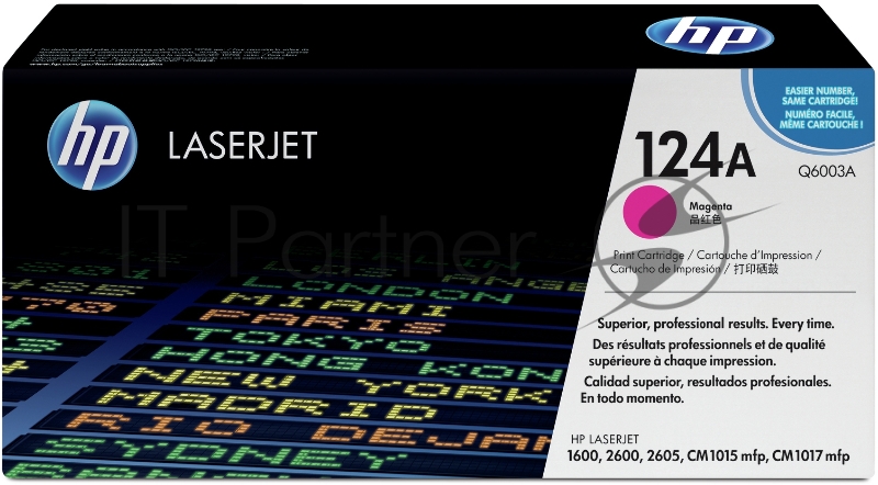 Тонер-картридж HP Q6003A пурпурный для Color LaserJet 2600 2000стр.
