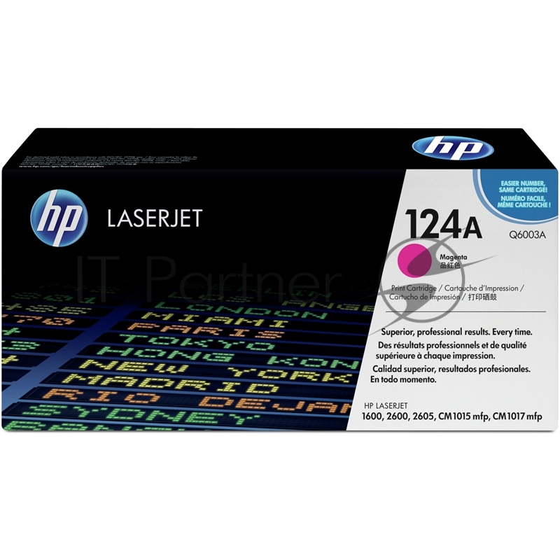 Тонер-картридж HP Q6003A пурпурный для Color LaserJet 2600 2000стр.