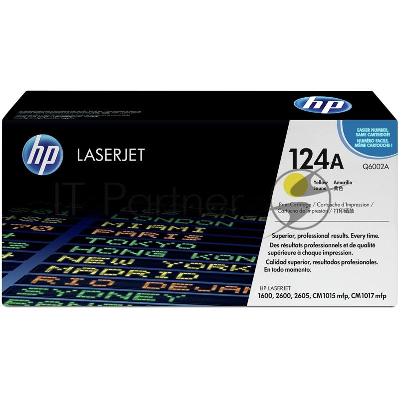Тонер-картридж HP Q6002A желтый для Color LaserJet 2600 2000стр.