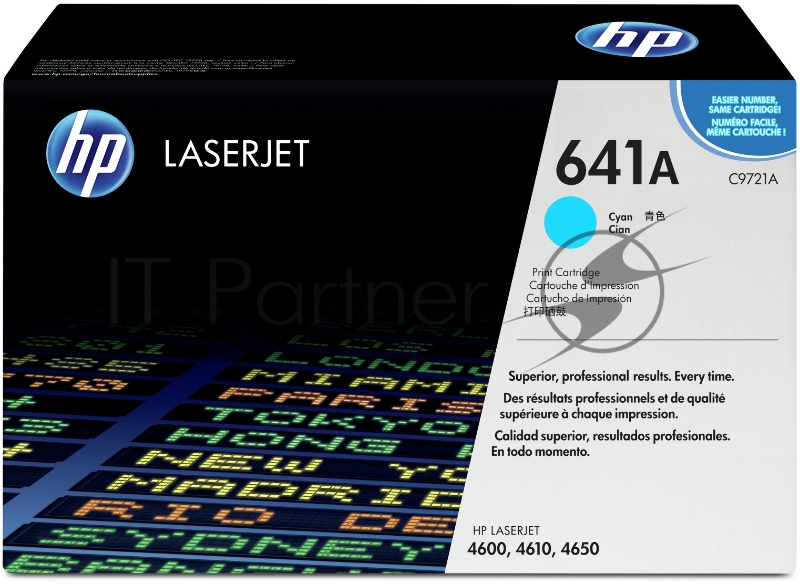 Тонер-картридж HP C9721A голубой для Color LJ 4600 Series 8000стр.