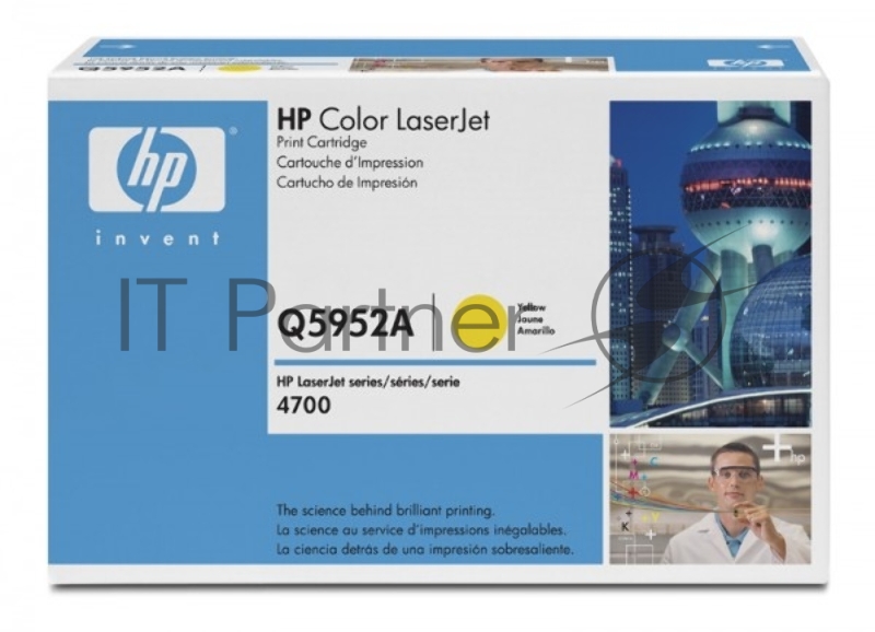 Тонер-картридж HP Q5952A желтый Color LaserJet 4700 (10000стр.)