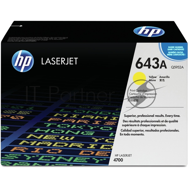 Тонер-картридж HP Q5952A желтый Color LaserJet 4700 (10000стр.)