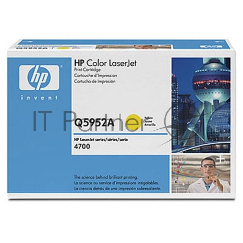 Тонер-картридж HP Q5952A желтый Color LaserJet 4700 (10000стр.)