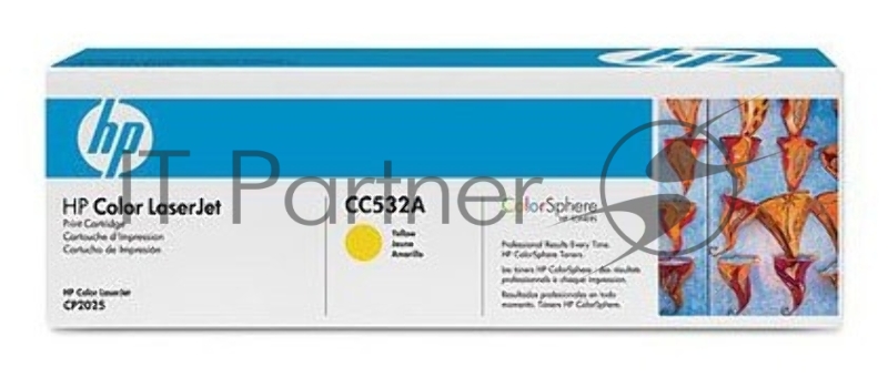 Тонер-картридж HP CC532A желтый для LJ CP2025/CM2320 2800стр.