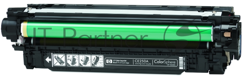 Тонер-картридж HP CE250A черный для CLJ CM3530/CP3525 5000стр.