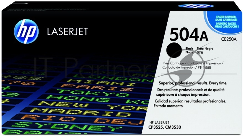 Тонер-картридж HP CE250A черный для CLJ CM3530/CP3525 5000стр.