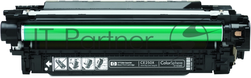 Тонер-картридж HP CE250X черный для CLJ CM3530/CP3525 10500стр.