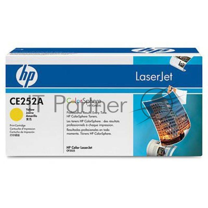 Тонер-картридж HP CE252A желтый для CLJ CM3530/CP3525 7000стр.
