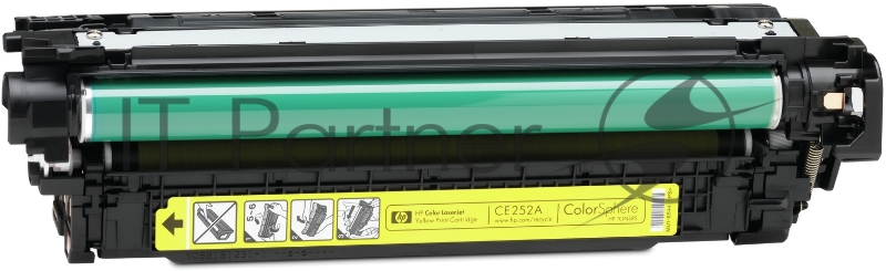 Тонер-картридж HP CE252A желтый для CLJ CM3530/CP3525 7000стр.
