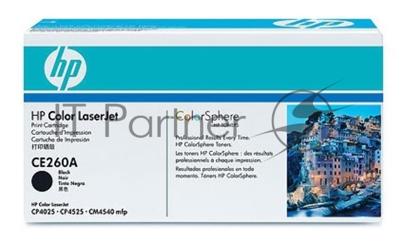 Тонер-картридж HP CE260A черный CLJ CP4025/CP4525 (8500стр.)