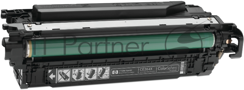 Тонер-картридж HP CE264X черный CLJ CM4540, Black, (17000стр.)