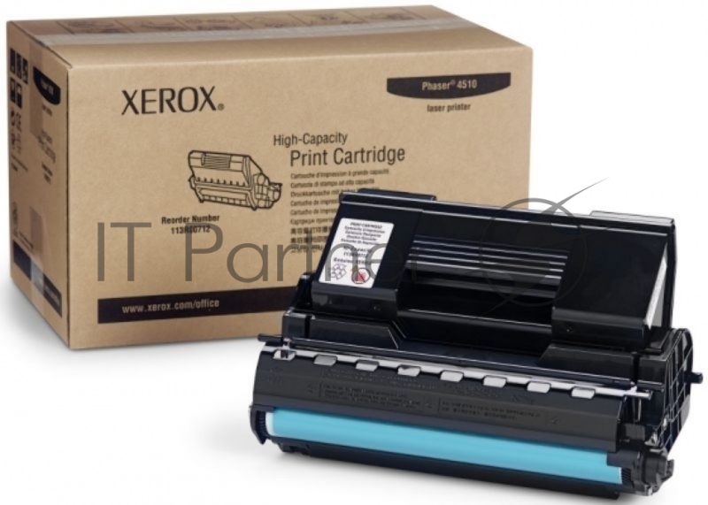 Тонер-картридж Xerox 113R00712 черный для Phaser 4510 19 000 стр.(channels)