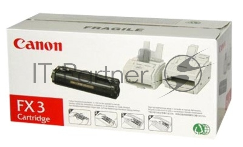 Тонер-картридж Canon FX-3 (1557A003, аналог HP C3906A) черный для FAX L200/L240/L250/L260i/L280/L290 MultiPass L60/L90, для HP LJ 5L/6L/3100/3150 2700 стр.