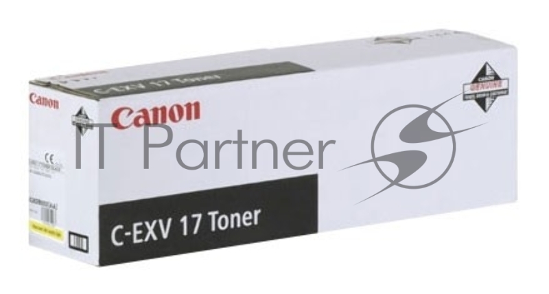 Тонер-картридж Canon C-EXV17C голубой, 30000 стр., для iRC 4080i/4580i