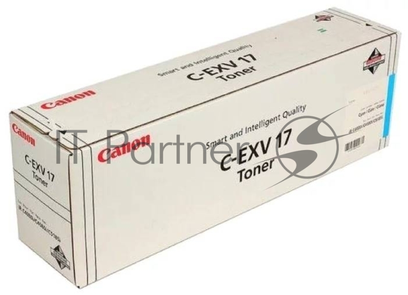 Тонер-картридж Canon C-EXV17C голубой, 30000 стр., для iRC 4080i/4580i