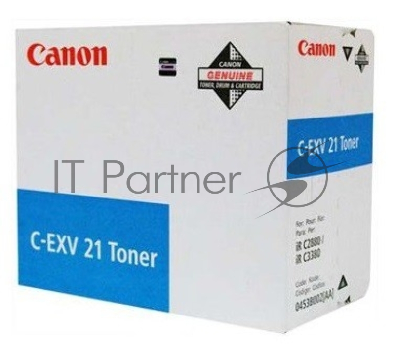 Тонер-картридж Canon C-EXV21 0453B002 голубой туба для принтера IRC2880/3380/3880 260гр.
