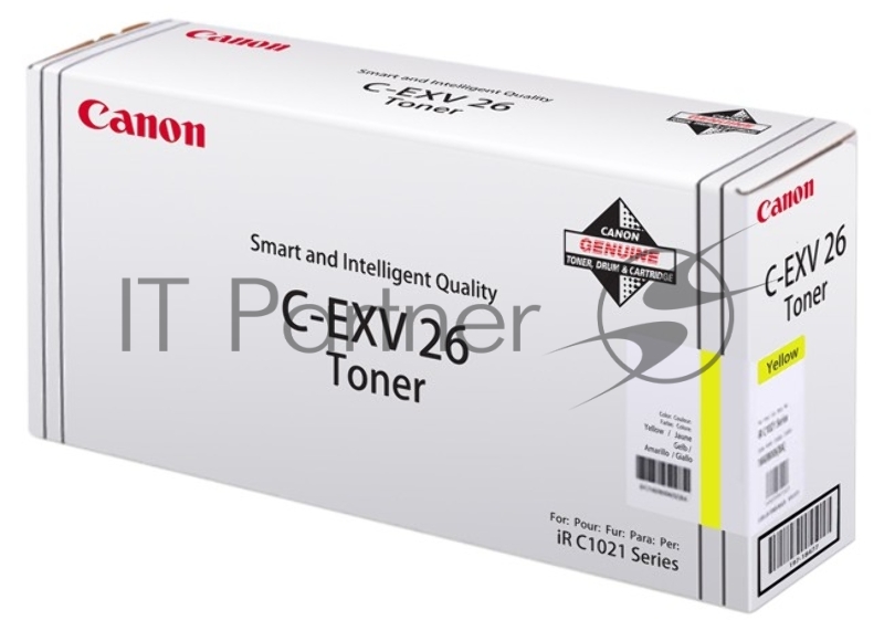 Тонер-картридж CANON C-EXV26 для iRC 1021i желтый (туба 6000стр)