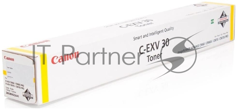 Тонер-картридж CANON C-EXV30 желтый для С9ХХХ