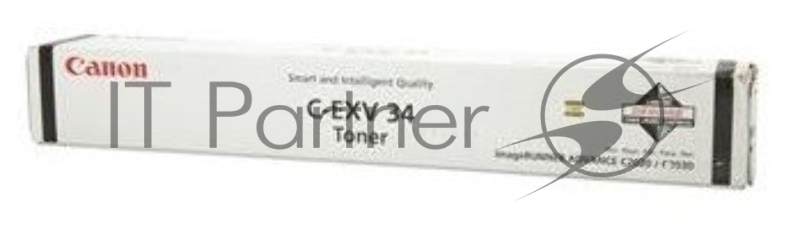 Тонер-картридж Canon C-EXV34BK черный (туба 23000стр) для iR C9060/C9065/C9070, IR Advance C2000ser/C2020/C2025/C2030