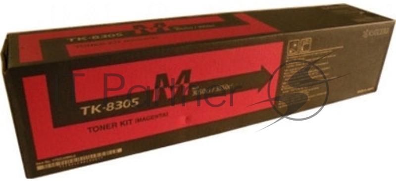 Тонер-картридж Kyocera TK-8305M (1T02LKBNL0) пурпурный для TASKalfa 3050ci/3550ci 15000 стр.