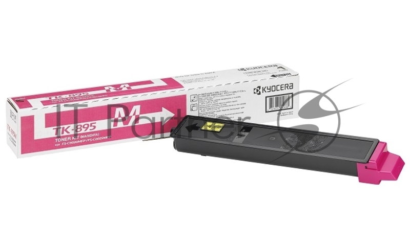 Тонер-картридж Kyocera TK-895M (1T02K0BNL0) пурпурный для FS-C8020MFP/C8025MFP/FS-C8520M 6000 стр