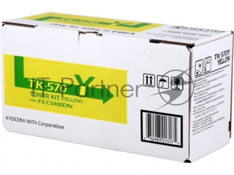 Тонер-картридж Kyocera TK-570Y (1T02HGAEU0) желтый для FS-C5400DN/7035CDN 12000 стр.