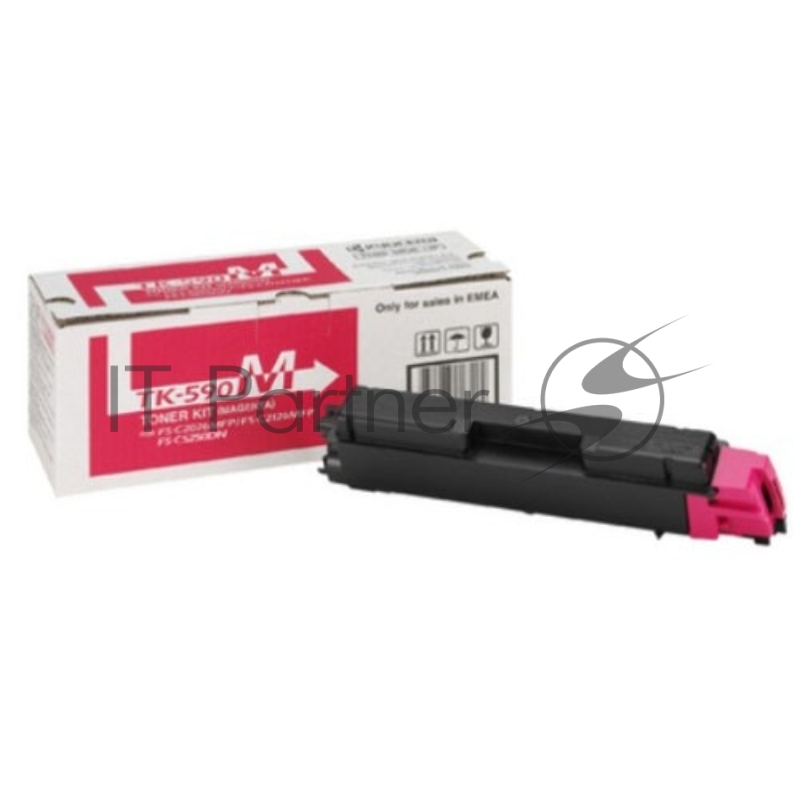 Тонер-картридж Kyocera TK-580M (1T02KTBNL0) пурпурный для FS-C5150DN 2800 стр.