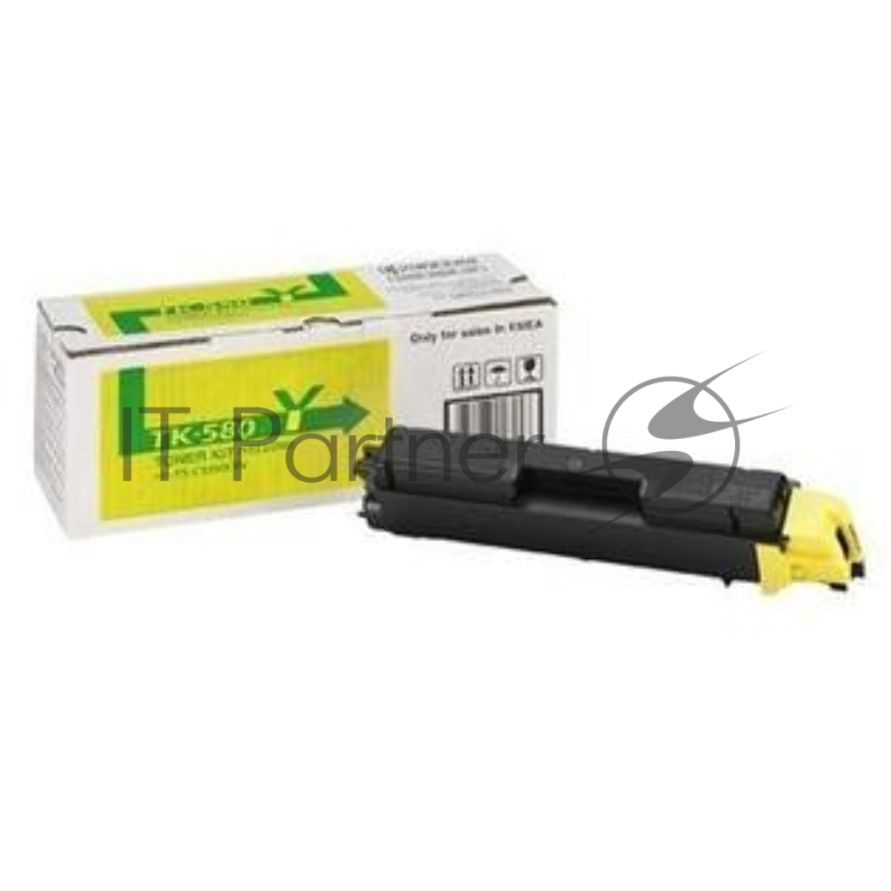 Тонер-картридж Kyocera TK-580Y (1T02KTANL0) желтый для FS-C5150DN 2800 стр.