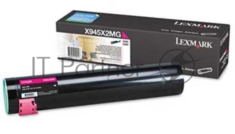 Тонер картридж Lexmark X945X2MG пурпурный для X94X (22 000 стр)
