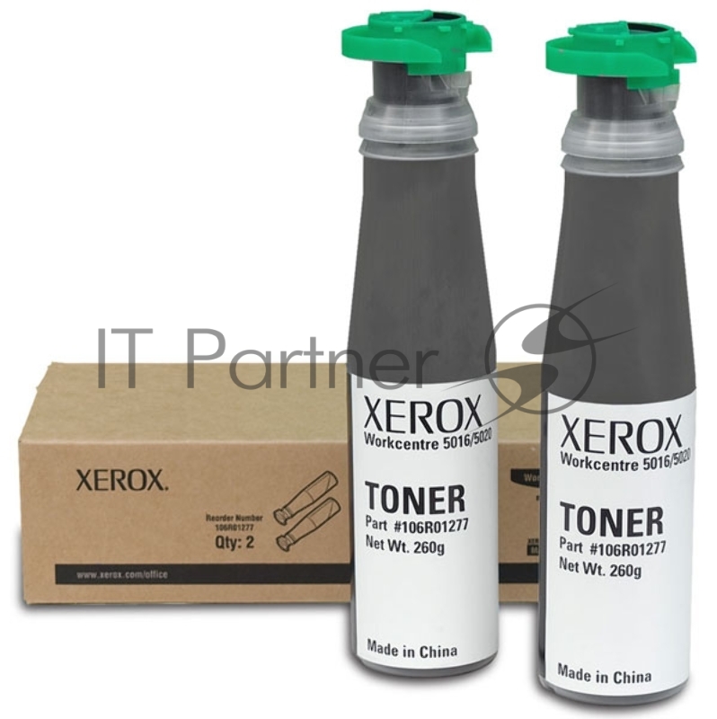 Тонер-картридж набор из 2 Xerox 106R01277 черный для Xerox WC 5020/5016 (2 х 6300 стр)(Channels)