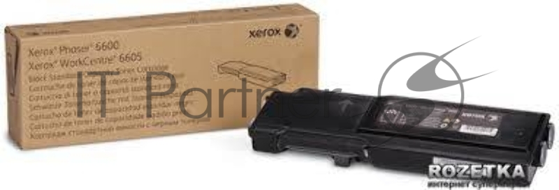 Тонер-картридж XEROX 106R02252 черный для XEROX Phaser 6600/WC 6605 (3000 стр) (Channels)
