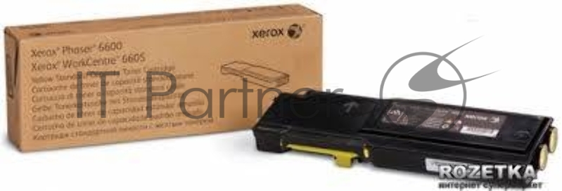 Тонер-картридж XEROX 106R02251 Желтый для XEROX Phaser 6600/WC 6605 (2000 стр.)(Channels)