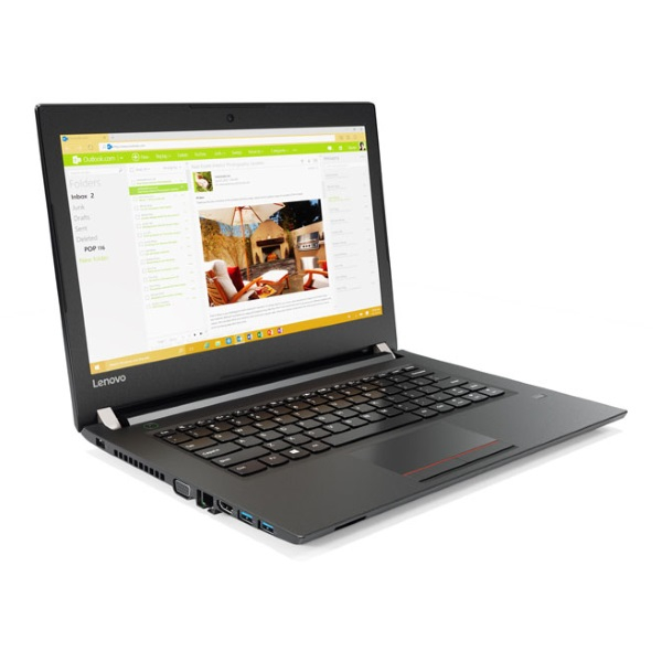 Ноутбук Lenovo V510-14IKB 14 FHD/ Core i5-7200U/ 4GB/ 1TB/ DVD-RW/ WiFi/ BT/ FPR/ Win10Pro/ black