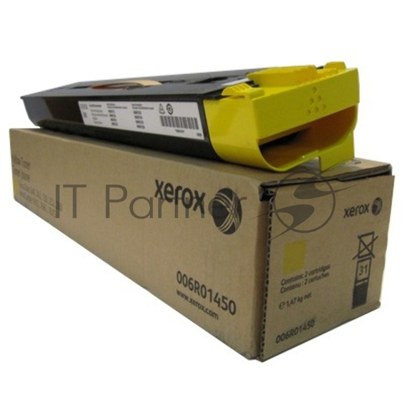 Тонер-картридж XEROX DC 240/250/242/252/ WC 7655/7665 желтый 2 шт.