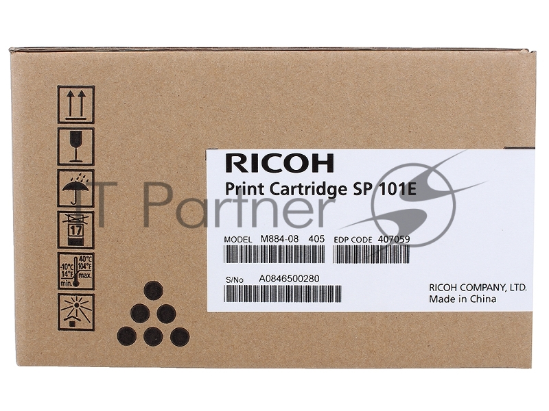 Тонер-картридж Ricoh SP101E черный для Aficio SP100/SP100SU/SP100SF (2000 стр.)