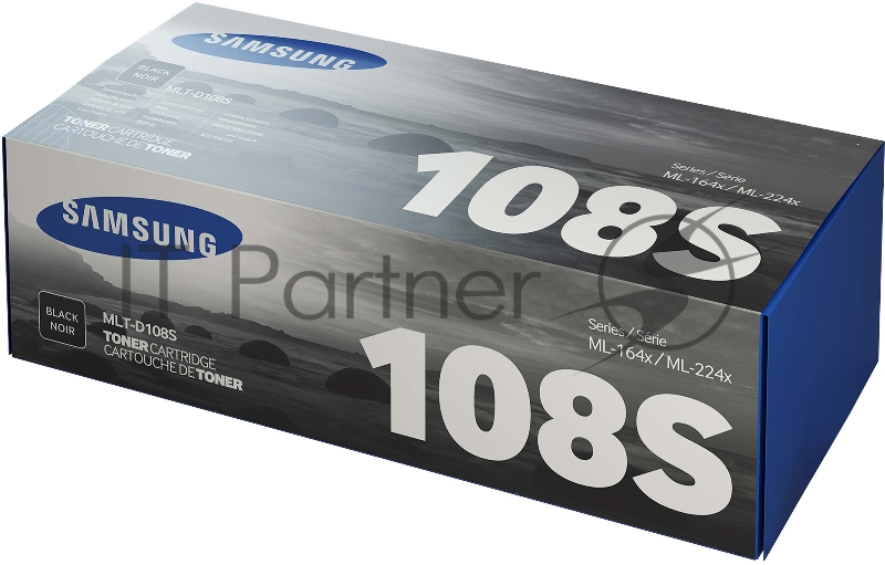 Тонер-картридж Samsung MLT-D108S черный для Samsung ML-1640/1641/2240/2241 (1500стр.)