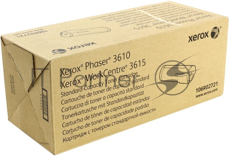Тонер-картридж Xerox 106R02721 черный для Phaser 3610, WorkCentre 3615 5900 стр(channels)
