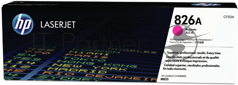 Тонер Картридж HP 826A CF313A пурпурный для HP CLJ Ent M855