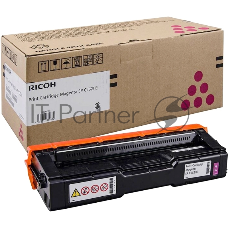 Тонер-картридж Ricoh тип SPC252HE малиновый для SP C252DN/C252SF 6000 отпечатков