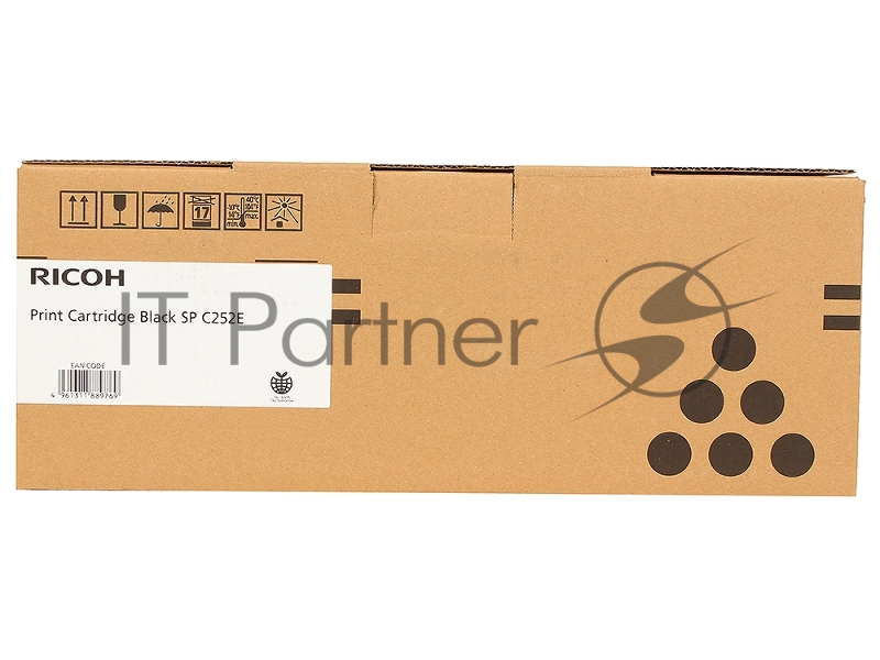 Тонер-картридж тип SP C252E черный для Ricoh SP C252DN/C252SF (4.5K)