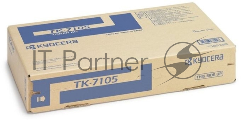 Тонер-картридж Kyocera TK-7105 (1T02P80NL0) черный для TASKalfa 3010i 20000 стр.