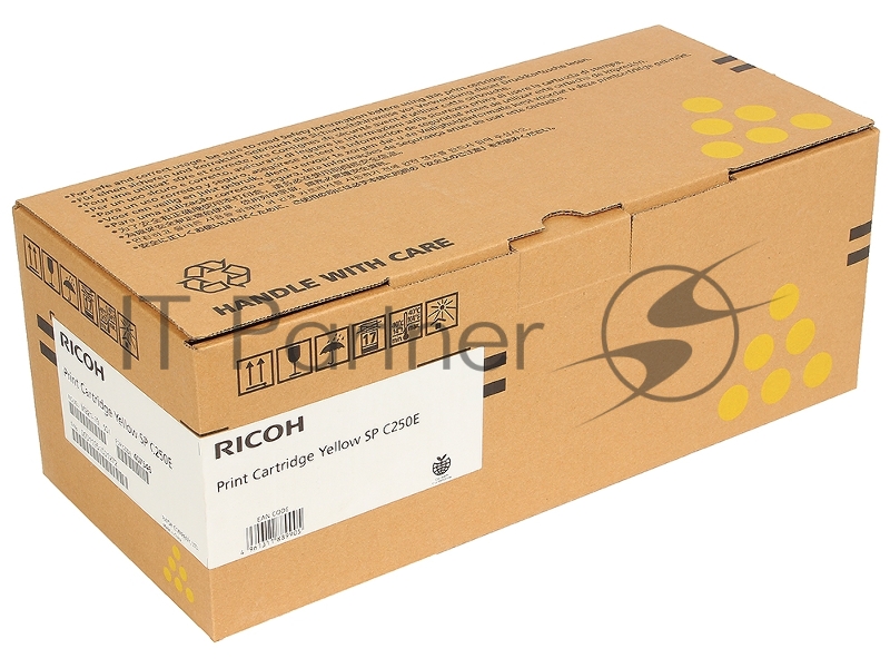 Тонер-картридж Ricoh тип SPC250E желтый для SP C250DN/C250SF 1600 отп.