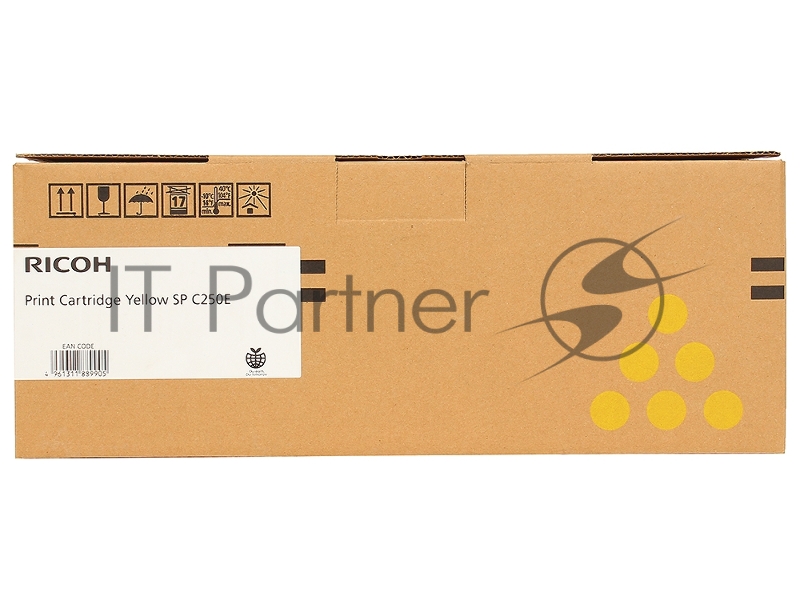 Тонер-картридж Ricoh тип SPC250E желтый для SP C250DN/C250SF 1600 отп.