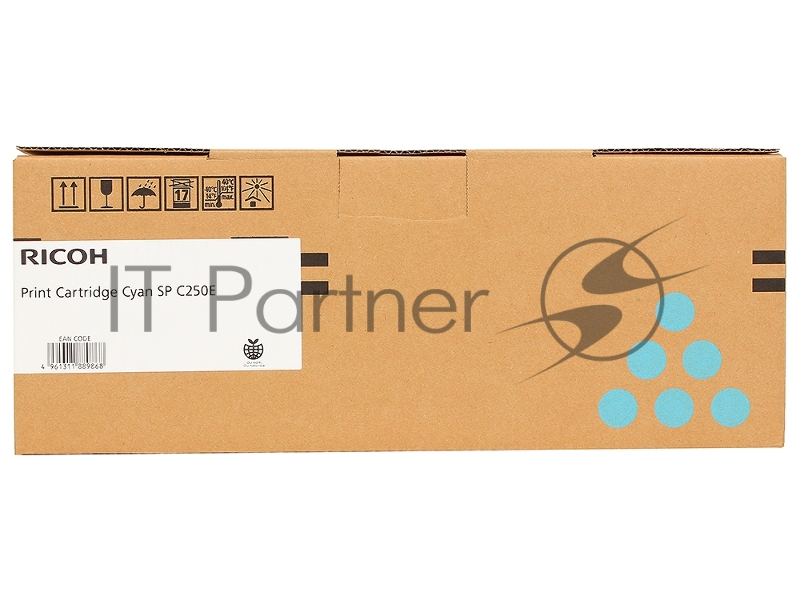 Тонер-картридж Ricoh, тип SPC250E голубой для SP C250DN/C250SF 1600 отп.