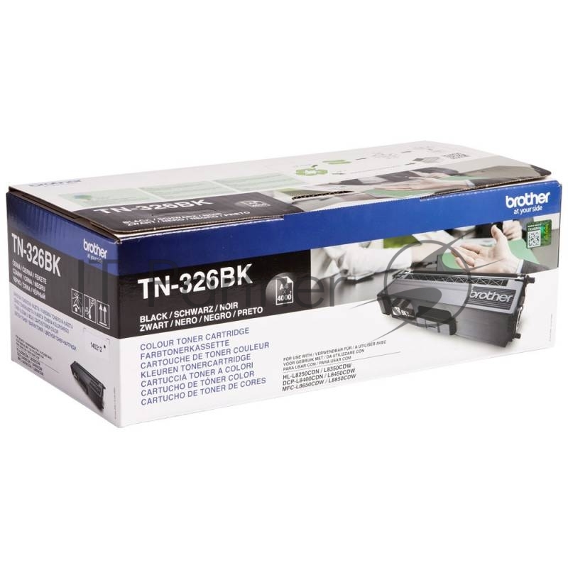 Тонер Картридж Brother TN326BK черный для Brother HL-L8250CDN/MFC-L8650CDW (4000стр.)