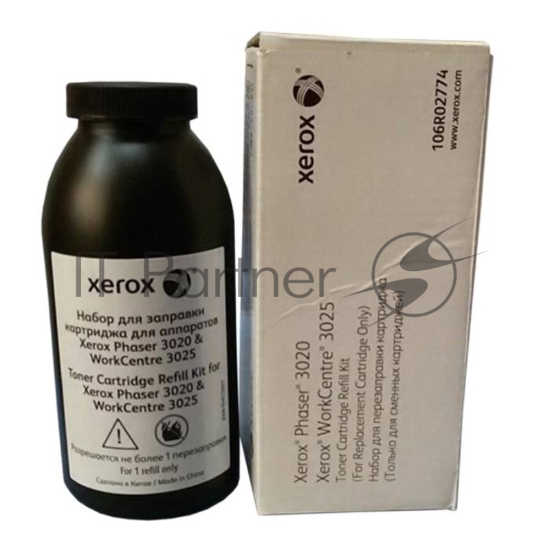 Комплект для перезаправки картриджа Xerox 106R02774 черный для Xerox Phaser 3020/WC 3025 1500 стр.(Channels)